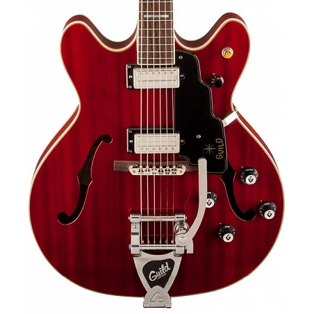 Guild Starfire V W/Bigsby Cherry Red