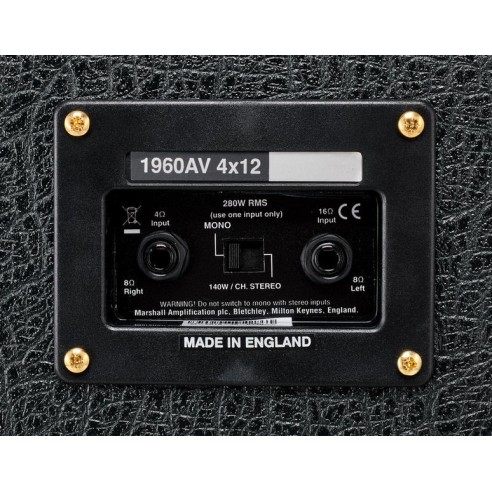 Marshall 1960AV 4x12 Angled Cabinet