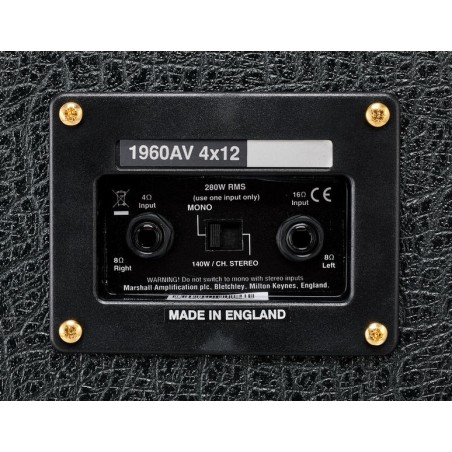Marshall 1960AV 4x12 Angled Cabinet