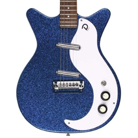 Danelectro 59M NOS+ Blue Metalflake 60th