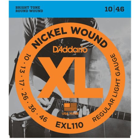 Daddario EXL110 Cuerdas Guitarra Eléctrica 10-46