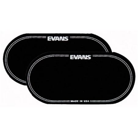 Evans EQPB2, Patch, Refuerzo Bombo, Para Pedales Dobles, Color Negro