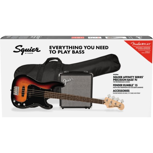 Squier Aff. P Bass Pj Pack 3-Sb