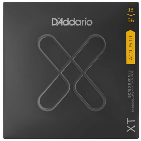 Daddario XTABR1256 Juego cuerdas para Guitarra Acústica 80/20