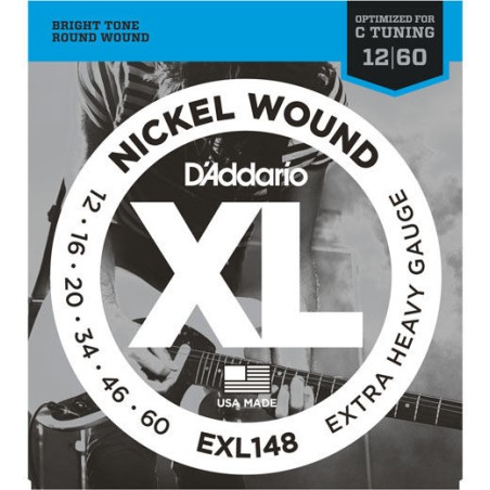 Daddario EXL148 Cuerdas Guitarra Eléctrica 12-60