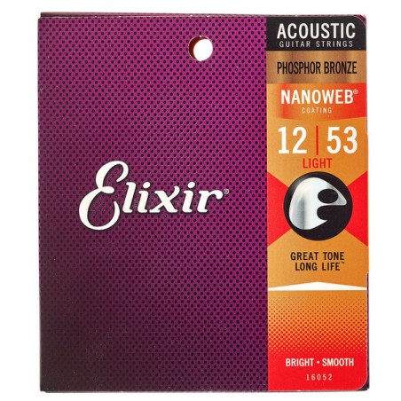 Elixir 16052 Acustica Nano Phosp 12-53