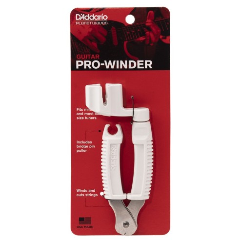 Daddario DP0002W Pro Winder White Daddario DP0002W Pro Winder White