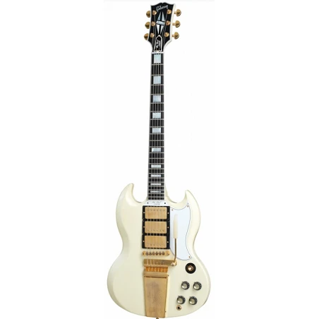 Gibson Les Paul SG Custom 1963 Reissue Maestro Vibrola Classic White Vos