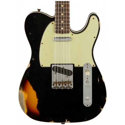 Fender Custom Shop T. Machine 1960 Tele Custom Blk Over CSB