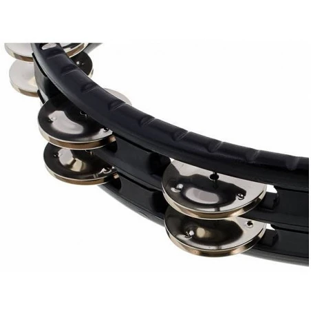 Meinl TMT2BK Tambourine Blk Sonajas Acero Para Montaje