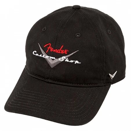 Fender Custom Shop Baseball Hat, Black, One Size Fits Most