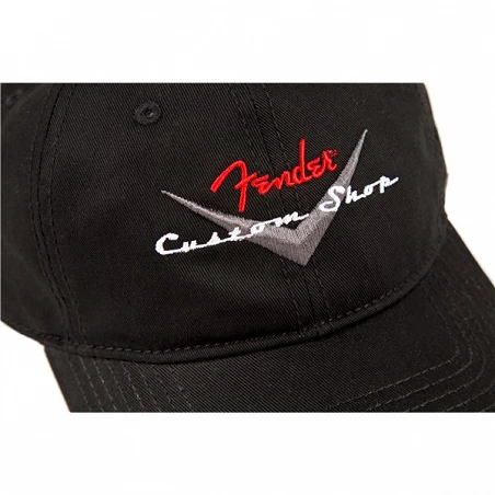 Fender Custom Shop Baseball Hat, Black, One Size Fits Most