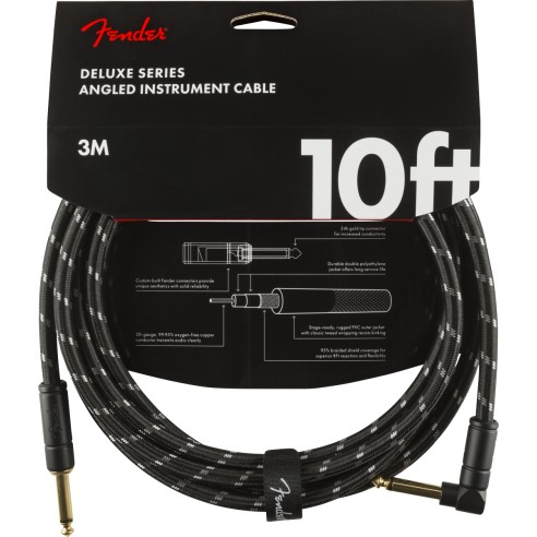 Fender Deluxe Cable 3M Recto/Codo