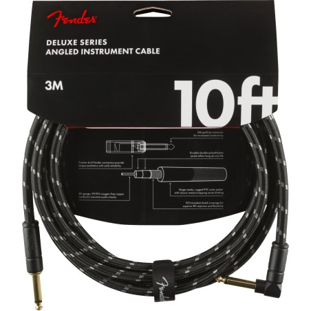 Fender Deluxe Cable 3M Recto/Codo