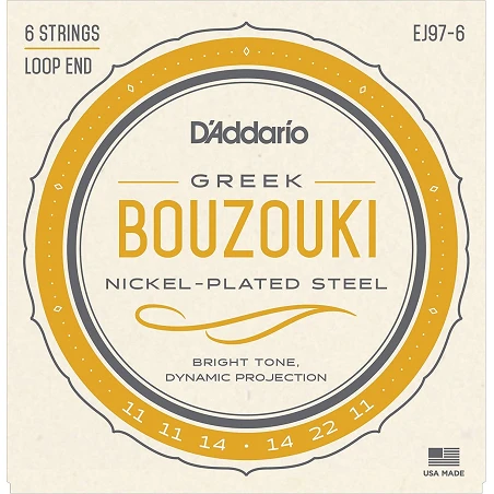 Daddario EJ97-6 para Bouzouki