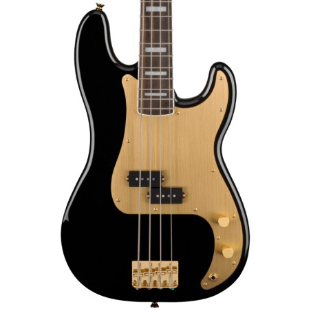 Squier 40Th Anniv Precision Bass Gold Edit Blk