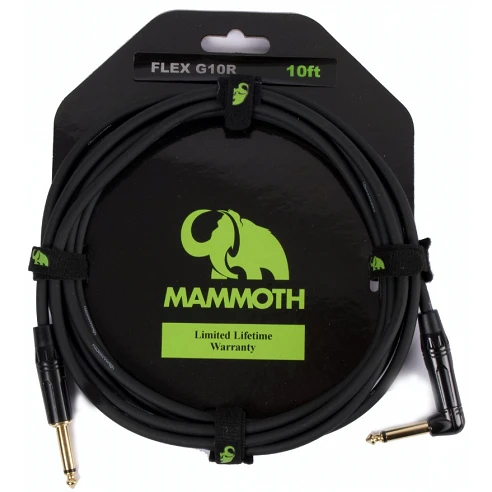 Mammoth Mam-Flex-G10R Cable Guitarra 10Ft Acodado/Recto