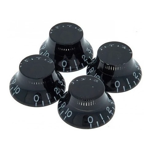 Gibson Knobs Top Hat Blk 4 Unid