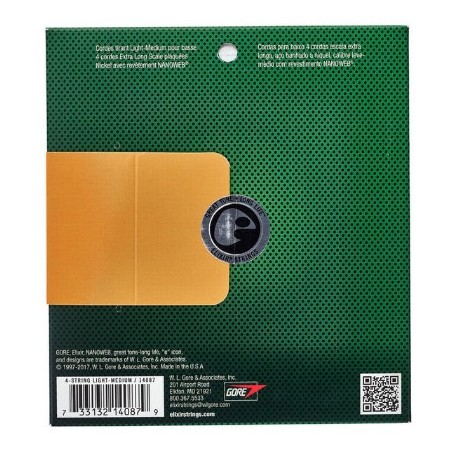 Elixir Nanoweb 14087 Extra Long Scale 45-105 XL