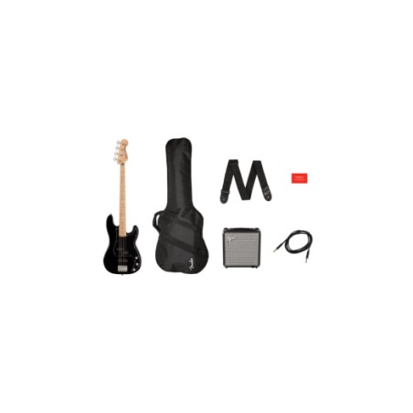 Squier Affinity Pack Precision Bass Pj Blk Mn Bajo Electrico