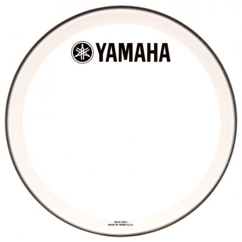 Yamaha Parche 20" Bombo Resonante Blanco Logo Clasico