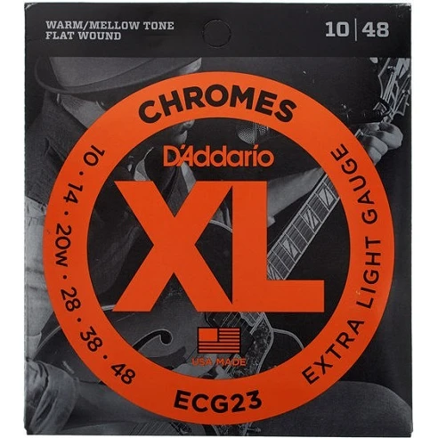 Daddario ECG23 Chromes Extra Light para Guitarra Eléctrica 10-48