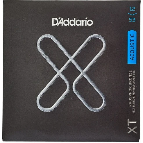 Daddario XTAPB1253 Phosphor Bronze Cuerdas para Guitarra Acústica 12-53