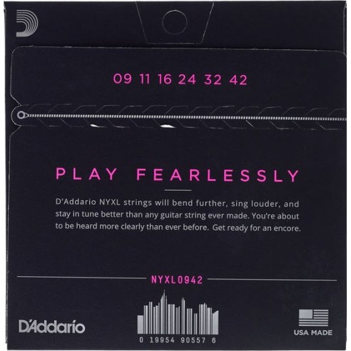 Daddario NYXL0942 Cuerdas Guitarra...
