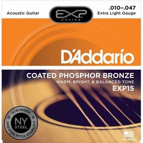 Daddario EXP15 Acoustic - Phosphor Coated 10-47