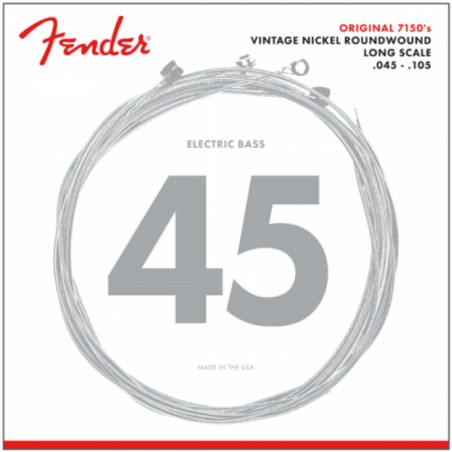 Fender Original 7150 Bass Cuerdas de Niquel 45-105