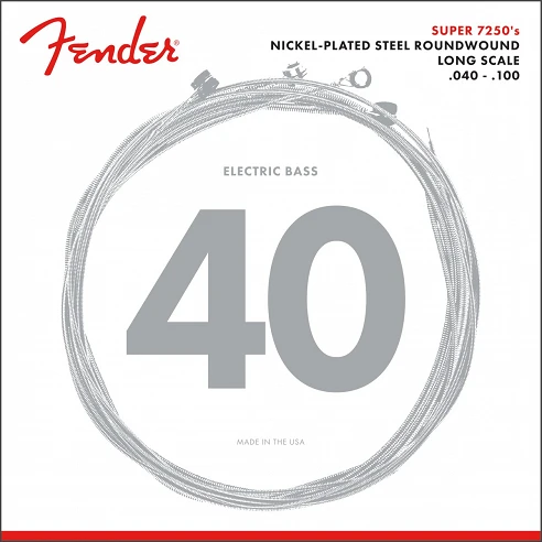Fender Super 7250 40-100 Juego Cuerdas Bajo