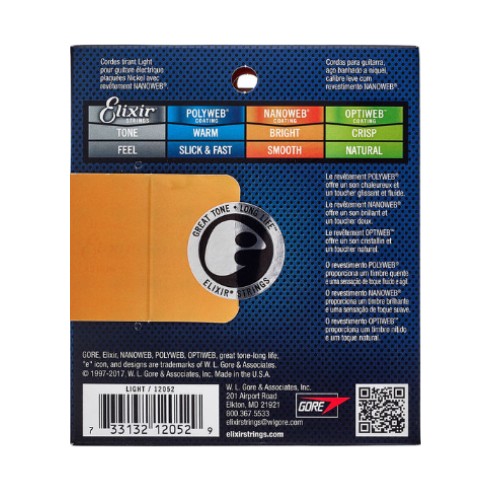 Elixir Nanoweb 12052 Cuerdas para...