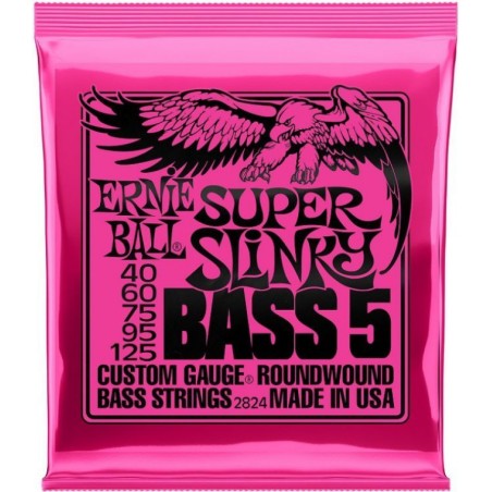 Ernie Ball 2824 Slinky Cuerdas Para Bajo 40-125