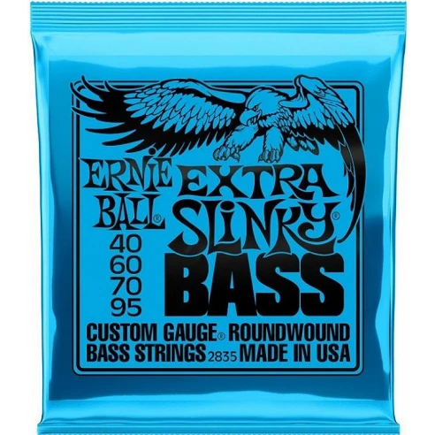 Ernie Ball 2835 Slinky Extra Cuerdas Para Bajo 40-95