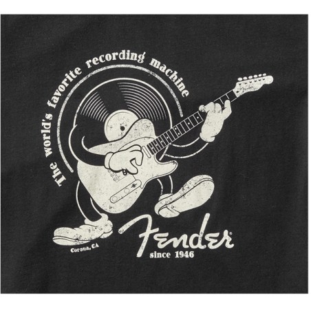 Fender Recording Machine T-Shirt, Black, M