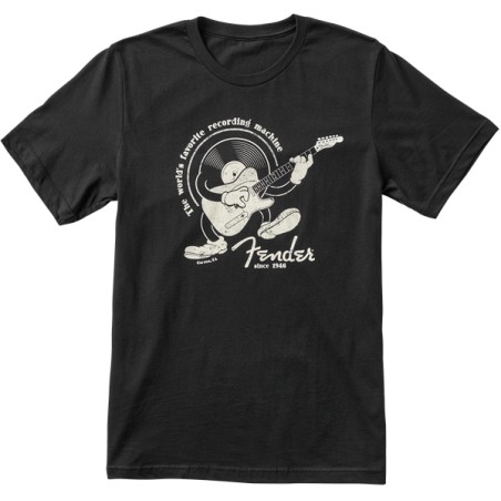 Fender Recording Machine T-Shirt, Black, XL