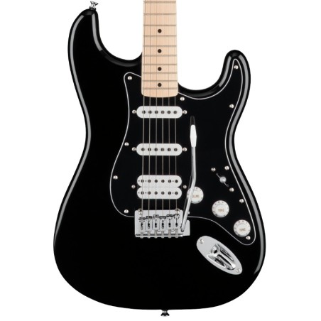 Squier FSR Affinity Series Stratocaster HSS Black Pickguard Ltd - Black