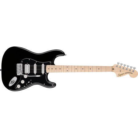 Squier FSR Affinity Series Stratocaster HSS Black Pickguard Ltd - Black