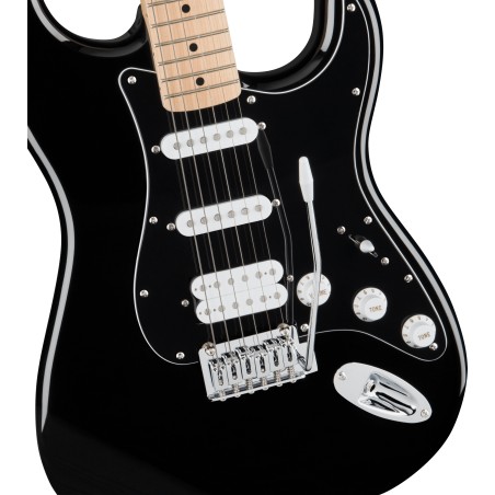 Squier FSR Affinity Series Stratocaster HSS Black Pickguard Ltd - Black