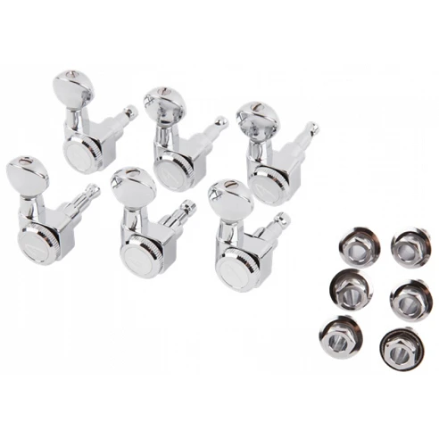 Fender Locking Tuners with Vintage-Style Buttons, Polished Chrome