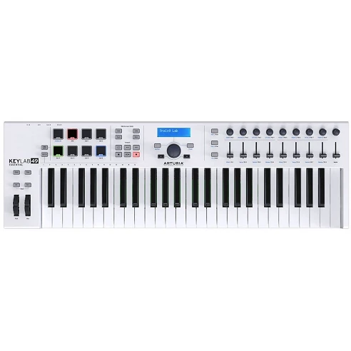 Arturia Keylab 49 Essential Teclado Controlador MIDI Blanco