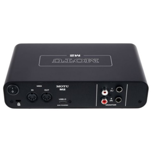 MOTU M2 Interfaz de audio USB C de 2...