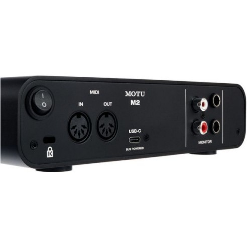 MOTU M2 Interfaz de audio USB C de 2...