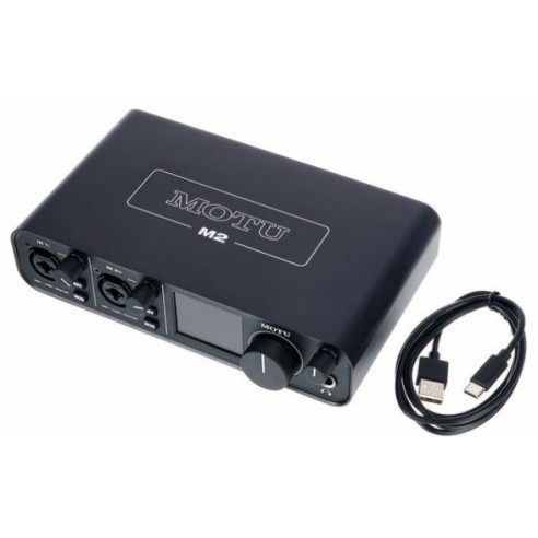 MOTU M2 Interfaz de audio USB C de 2...