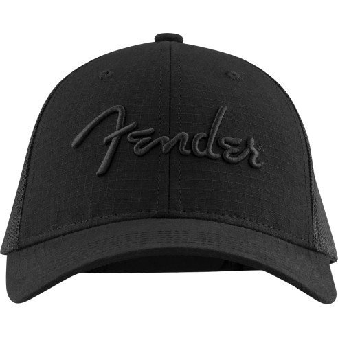 Fender Snap Back Pick Holder Hat Black Fender Snap Back Pick Holder Hat Black