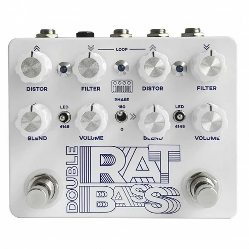 Comodoro Double Rat Bass Doble Distor / Fuzz