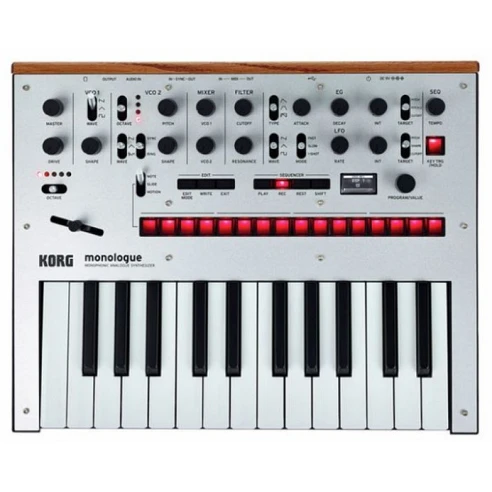 Korg Monologue Synthesizer Silver