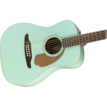 Fender Malibu Player Walnut Fingerboard Aqua Splash