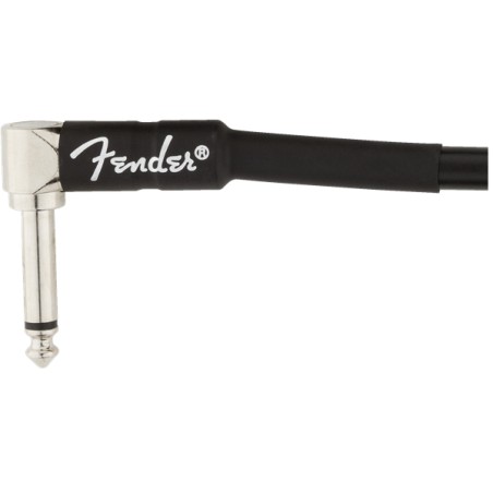 Fender Professional Series Instrument Cable, Recto/Codo, 4.5M, Black