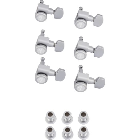 Fender Locking Stratocaster Telecaster Tuning Machines Brushed Chrome